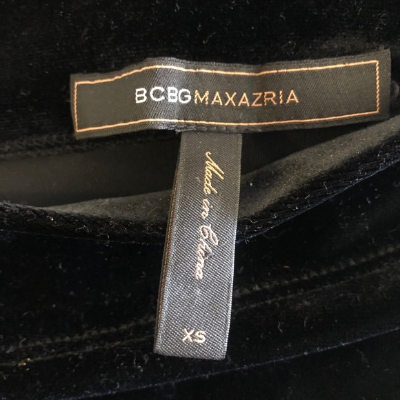 BCBG Max Azria Velvet Cowl Neck Dress - Picture 3 of 4